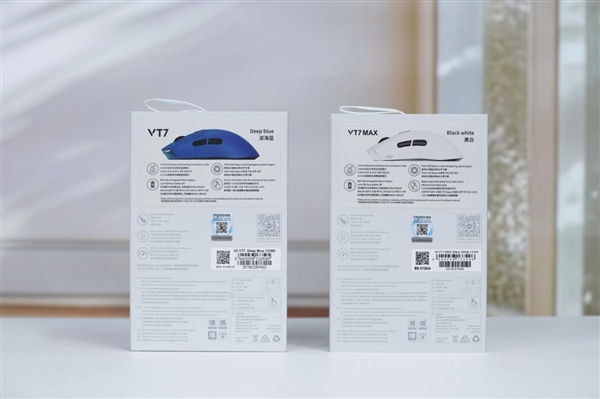 全球首搭NORDIC 54芯片！雷柏VT7二代系列鼠标图赏