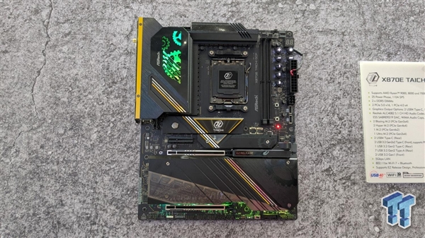 榨干CPU！华擎太极OCF主板首登AMD平台：X870E Taichi OCF来了