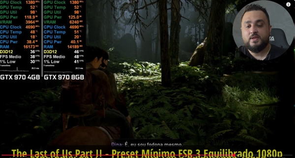 11年前的GTX 970升到8GB显存游戏实测：比原版快了40%！