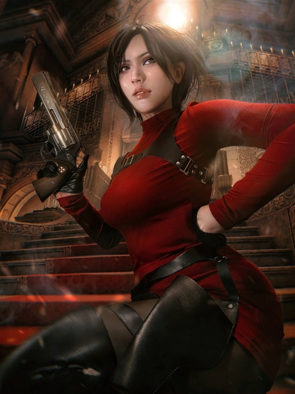 《生化危机4》艾达王COS美图：身材太还原