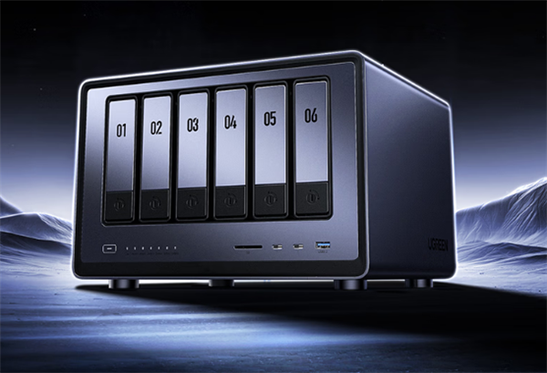 3599元起 绿联NAS六盘位DXP6800发布：最高支持196TB