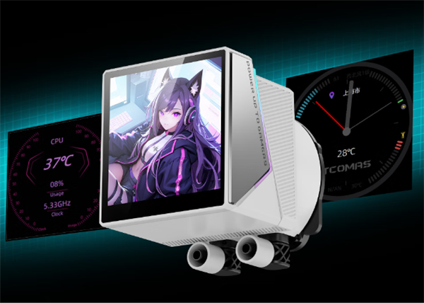 钛钽LG600 360一体式水冷首发688元：配3.95寸磁吸LCD屏