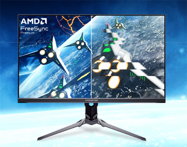 宏碁新款27寸显示器首发1299元：原生2K 200Hz屏
