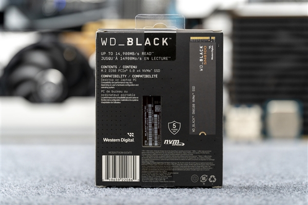 【众测】无限接近PCIe 5.0×4理论极限！WD_BLACK SN8100 SSD双平台测试