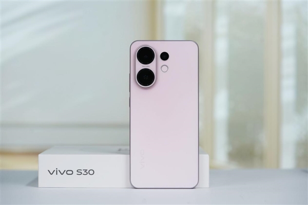 手感绝佳纯直屏！vivo S30桃桃粉图赏