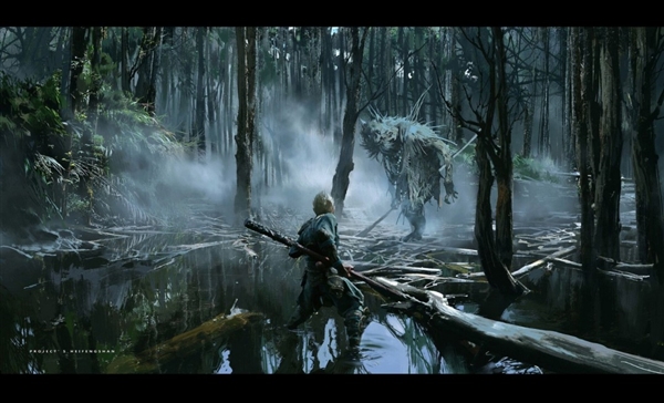 《黑神话：悟空》设计废稿原画 狮驼岭阴森恐怖