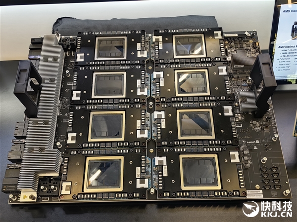 AMD MI350系列AI服务器真机展示：八卡2.3TB内存、每秒16亿亿次算力