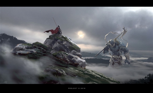 《黑神话：悟空》设计废稿原画 狮驼岭阴森恐怖