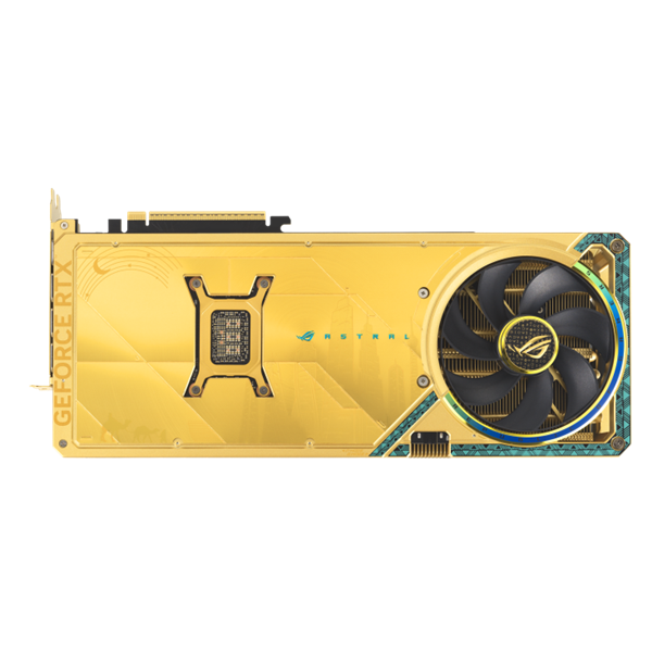 用了6.5克真黄金！华硕推出ROG RTX 5080 Dhahab显卡：外观同样奢华