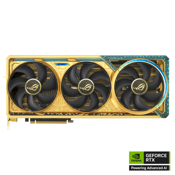 用了6.5克真黄金！华硕推出ROG RTX 5080 Dhahab显卡：外观同样奢华