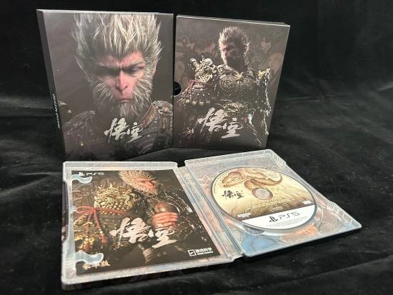 《黑神话：悟空》国行实体版开箱！铁盒徽章超精致