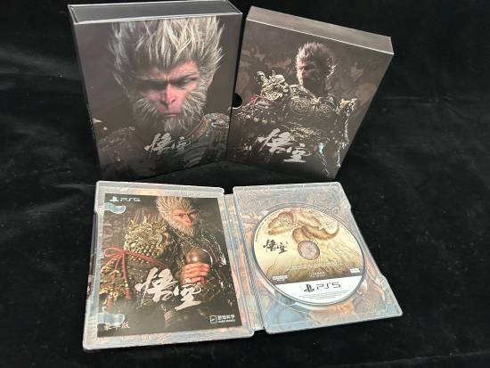 《黑神话：悟空》国行实体版开箱！铁盒徽章超精致