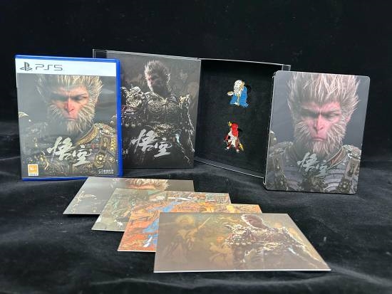 《黑神话：悟空》国行实体版开箱！铁盒徽章超精致