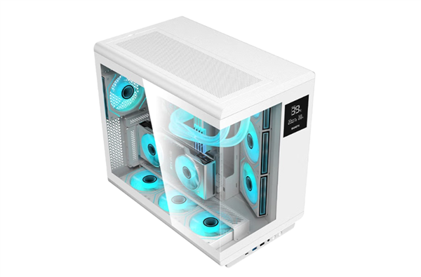 硕一推出鲲鹏CH1+系列机箱：可选LCD长屏 支持竖装显卡