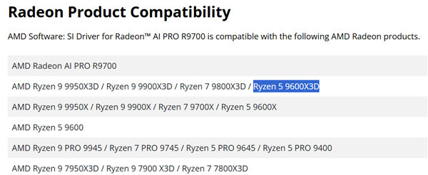 AMD官方确认锐龙5 9600X3D：平价的6核心102MB 3D缓存神U