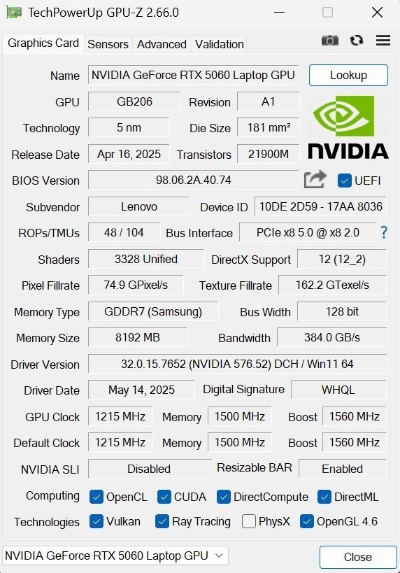 RTX 5060笔记本GPU实测：性能惊喜