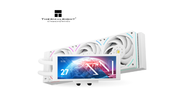 899元 利民新款ARGB水冷上市：配6.86英寸磁吸液晶屏