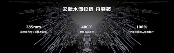 余承东展示鸿蒙折叠电脑工艺 业界最长铰链“核心密码”绝了