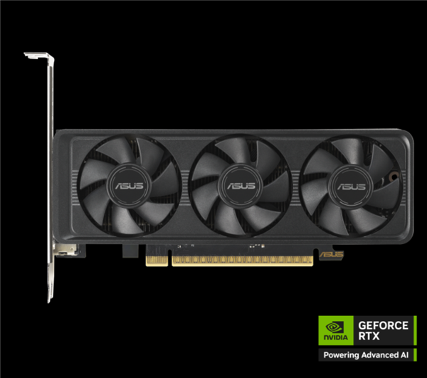 华硕推出半高刀卡RTX 5060：双槽三风扇、长175.8毫米