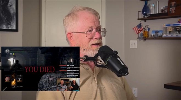 博主说服69岁父亲挑战超难《黑暗之魂》：耗时9个月终通关！结局很温馨