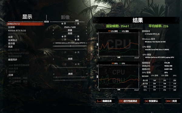 移动版RTX 5090游戏实测：4K也能跑3A