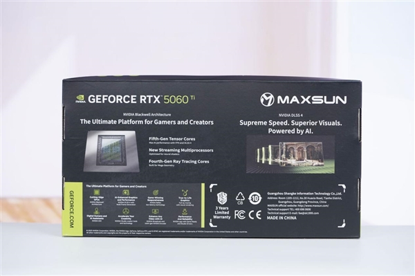 灵动双显灯效！铭瑄RTX 5060 Ti iCraft电竞之心OC 16G图赏