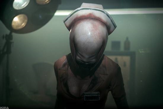 俄妹COS《寂静岭2》水泡头护士 性感身材和恐怖面容