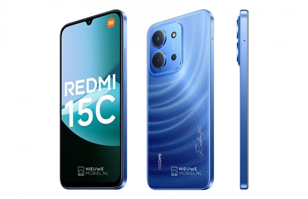全球销量前十的神机续作！小米REDMI 15C来了：外观揭晓