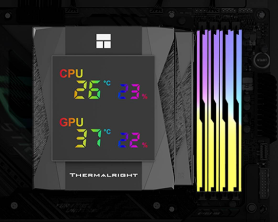 利民上架RK120 Digital风冷：ARGB数显屏幕266元起